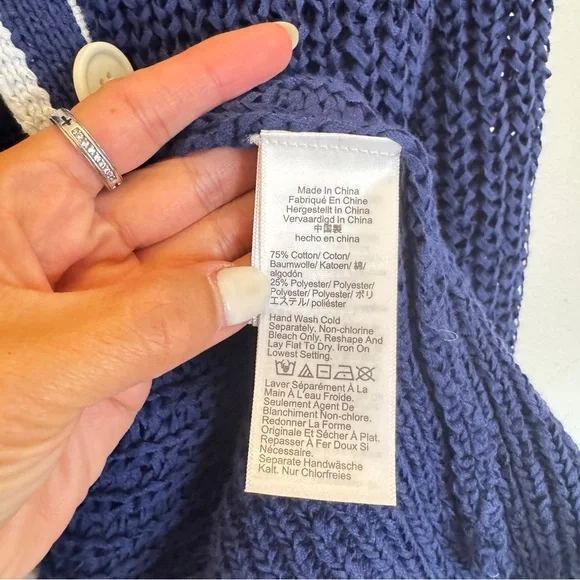 J Crew Textured sailor cardigan - Picture 5 of 7